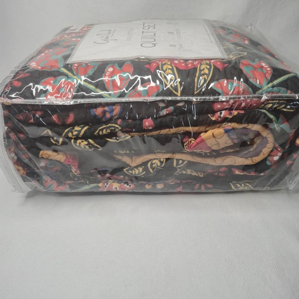 Greenland Home Fashions Jessa Vintage Boho Quilt Set 3 Piece Full Queen NEW